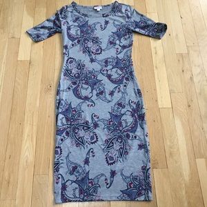 LuLaRoe julia dress, size XXS